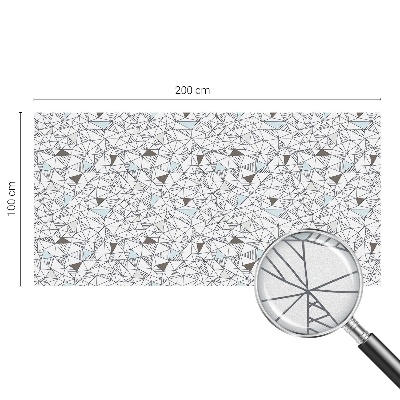 Forme abstracte Folie geam să nu se vadă din exterior