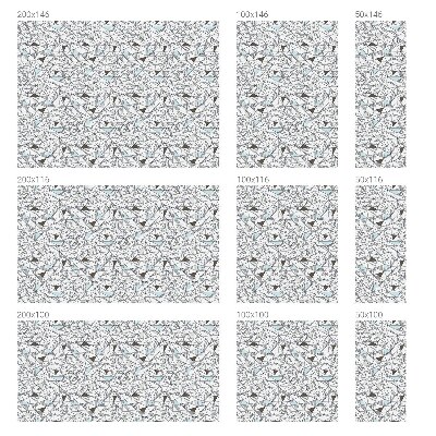 Forme abstracte Folie geam să nu se vadă din exterior