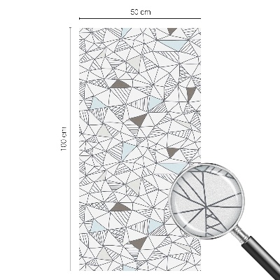 Forme abstracte Folie geam să nu se vadă din exterior