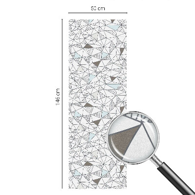 Forme abstracte Folie geam să nu se vadă din exterior