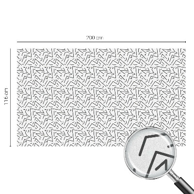 Zigzaguri abstracte Folie autocolantă geam