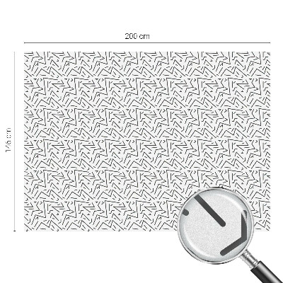 Zigzaguri abstracte Folie autocolantă geam