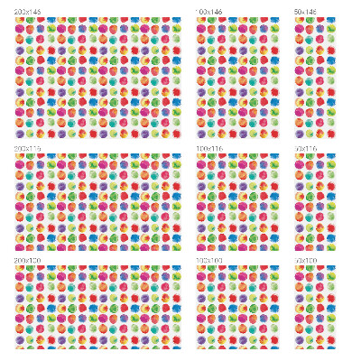 Cercuri colorate Folie geam intimitate model vitraliu