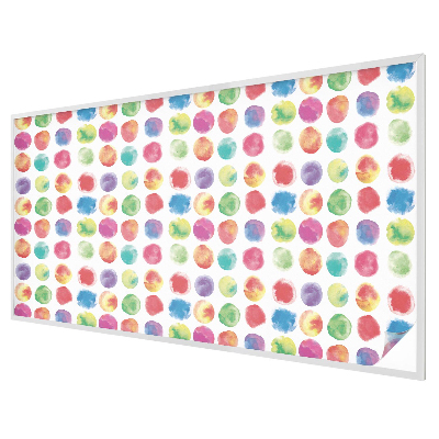 Cercuri colorate Folie geam intimitate model vitraliu