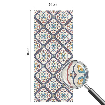 Model de țiglă Folie decorativă geam vitraliu