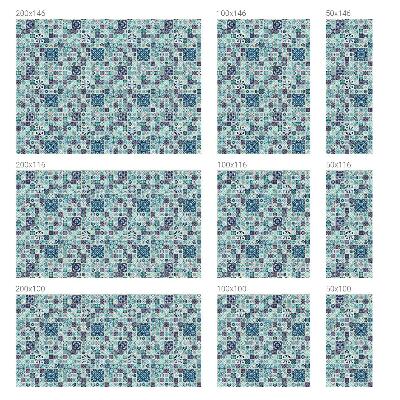 Plăci florale Folie opacă geam cu model vitraliu