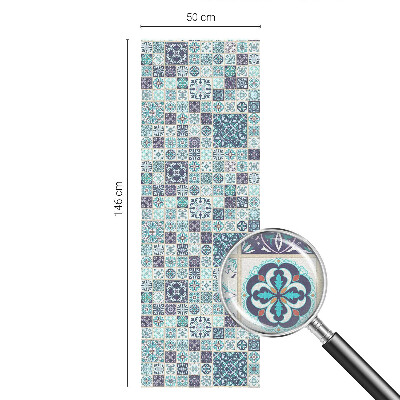 Plăci florale Folie opacă geam cu model vitraliu