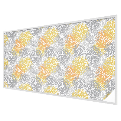 Flori colorate Folie geam intimitate model vitraliu