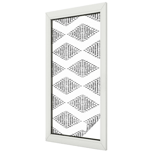 Diamante geometrice Folie geam să nu se vadă din exterior