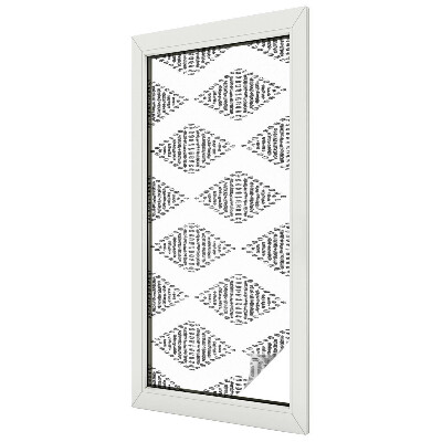 Diamante geometrice Folie geam să nu se vadă din exterior