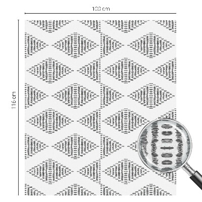 Diamante geometrice Folie geam să nu se vadă din exterior