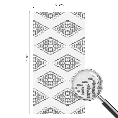 Diamante geometrice Folie geam să nu se vadă din exterior