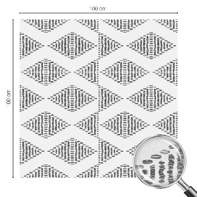 Diamante geometrice Folie geam să nu se vadă din exterior
