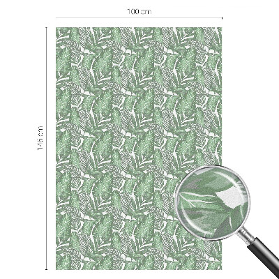 Armonie verde Folie opacă geam cu model vitraliu