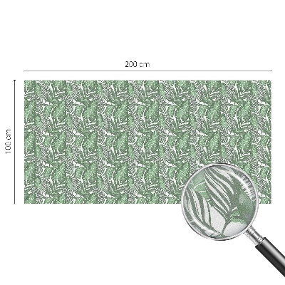 Armonie verde Folie opacă geam cu model vitraliu