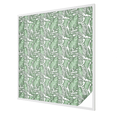 Armonie verde Folie opacă geam cu model vitraliu