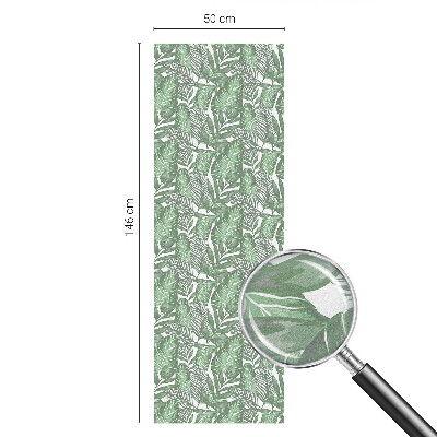 Armonie verde Folie opacă geam cu model vitraliu