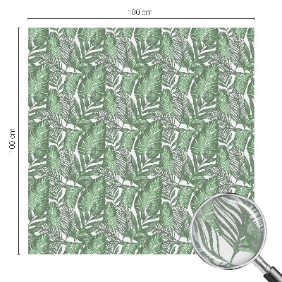 Armonie verde Folie opacă geam cu model vitraliu