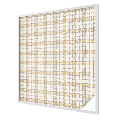 Grilă geometrică Folie geam intimitate model vitraliu