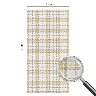 Grilă geometrică Folie geam intimitate model vitraliu