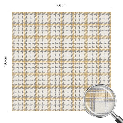 Grilă geometrică Folie geam intimitate model vitraliu