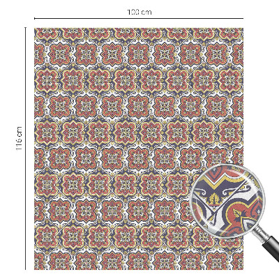 Ornament floral Folie autocolantă geam