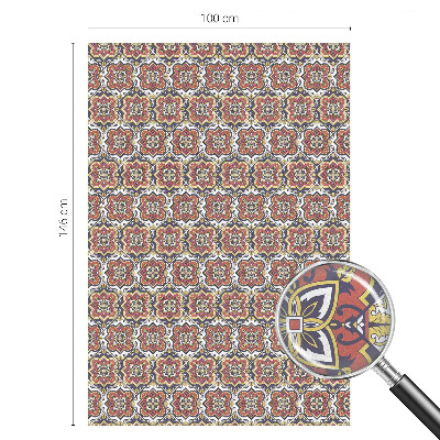 Ornament floral Folie autocolantă geam