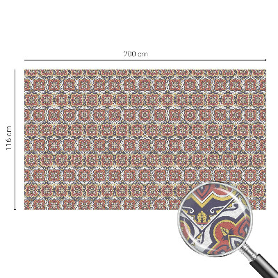 Ornament floral Folie autocolantă geam