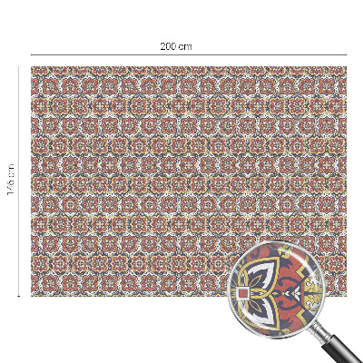 Ornament floral Folie autocolantă geam