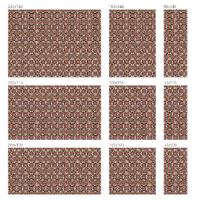 Ornament floral Folie autocolantă geam