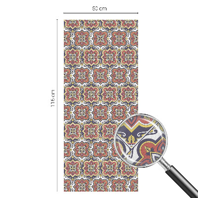 Ornament floral Folie autocolantă geam