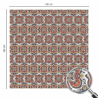 Ornament floral Folie autocolantă geam