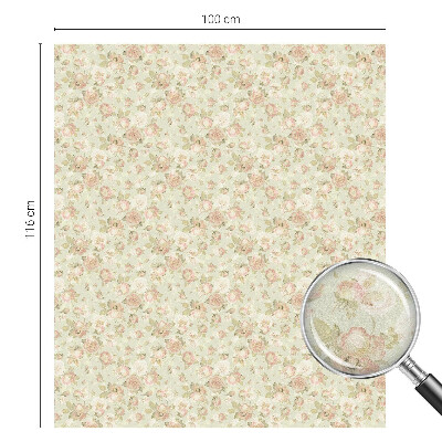 Eleganță florală Folie decorativă geam vitraliu