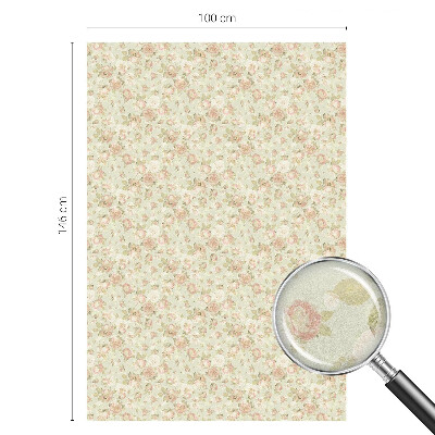 Eleganță florală Folie decorativă geam vitraliu