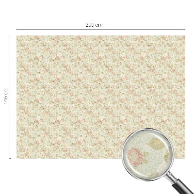 Eleganță florală Folie decorativă geam vitraliu