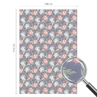 Eleganță florală Folie geam să nu se vadă din exterior