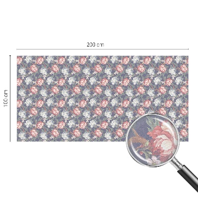 Eleganță florală Folie geam să nu se vadă din exterior