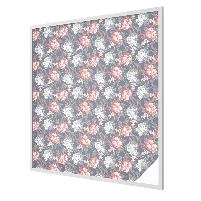 Eleganță florală Folie geam să nu se vadă din exterior