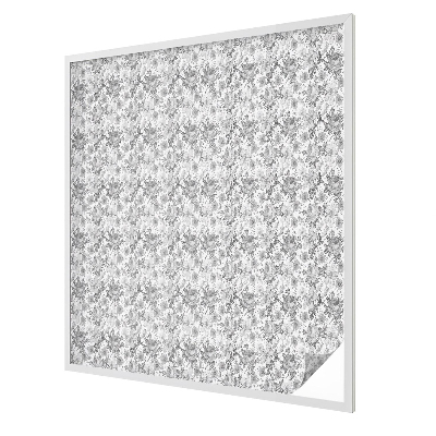 Eleganță florală Folie geam intimitate model vitraliu