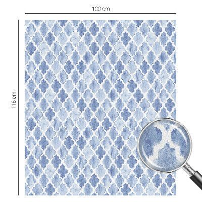 Eleganța acuarelei Folie opacă geam cu model vitraliu