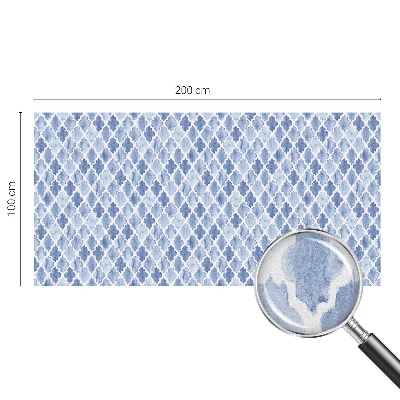 Eleganța acuarelei Folie opacă geam cu model vitraliu