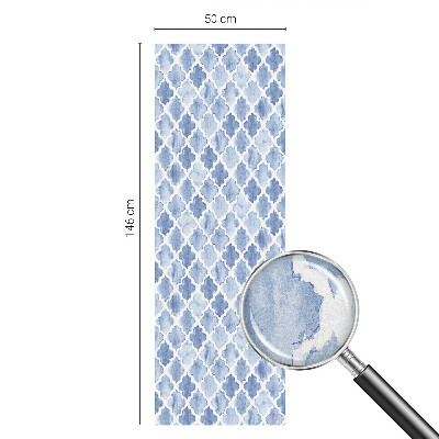 Eleganța acuarelei Folie opacă geam cu model vitraliu