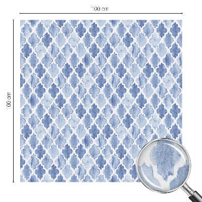 Eleganța acuarelei Folie opacă geam cu model vitraliu