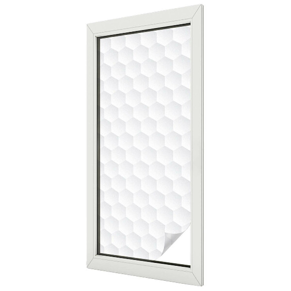 Mozaic alb Folie geam intimitate model vitraliu