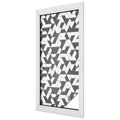 Iluzii geometrice Folie geam intimitate model vitraliu