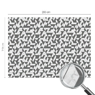 Iluzii geometrice Folie geam intimitate model vitraliu