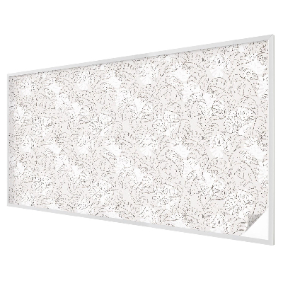 Ornament vegetal Folie opacă geam cu model vitraliu