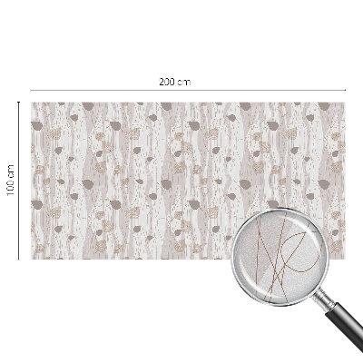 Frunze elegante Folie geam să nu se vadă din exterior