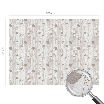 Frunze elegante Folie geam să nu se vadă din exterior