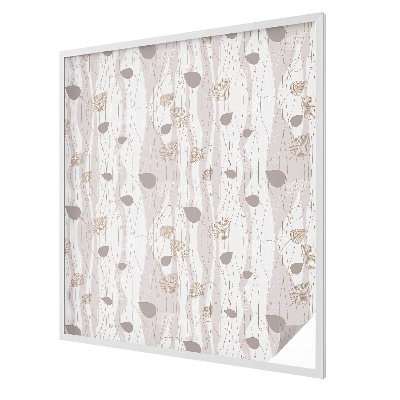 Frunze elegante Folie geam să nu se vadă din exterior